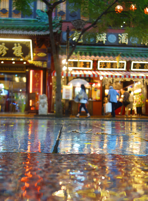 Chinatown, Yokohama, Japan, rainy, (h)fuyunt